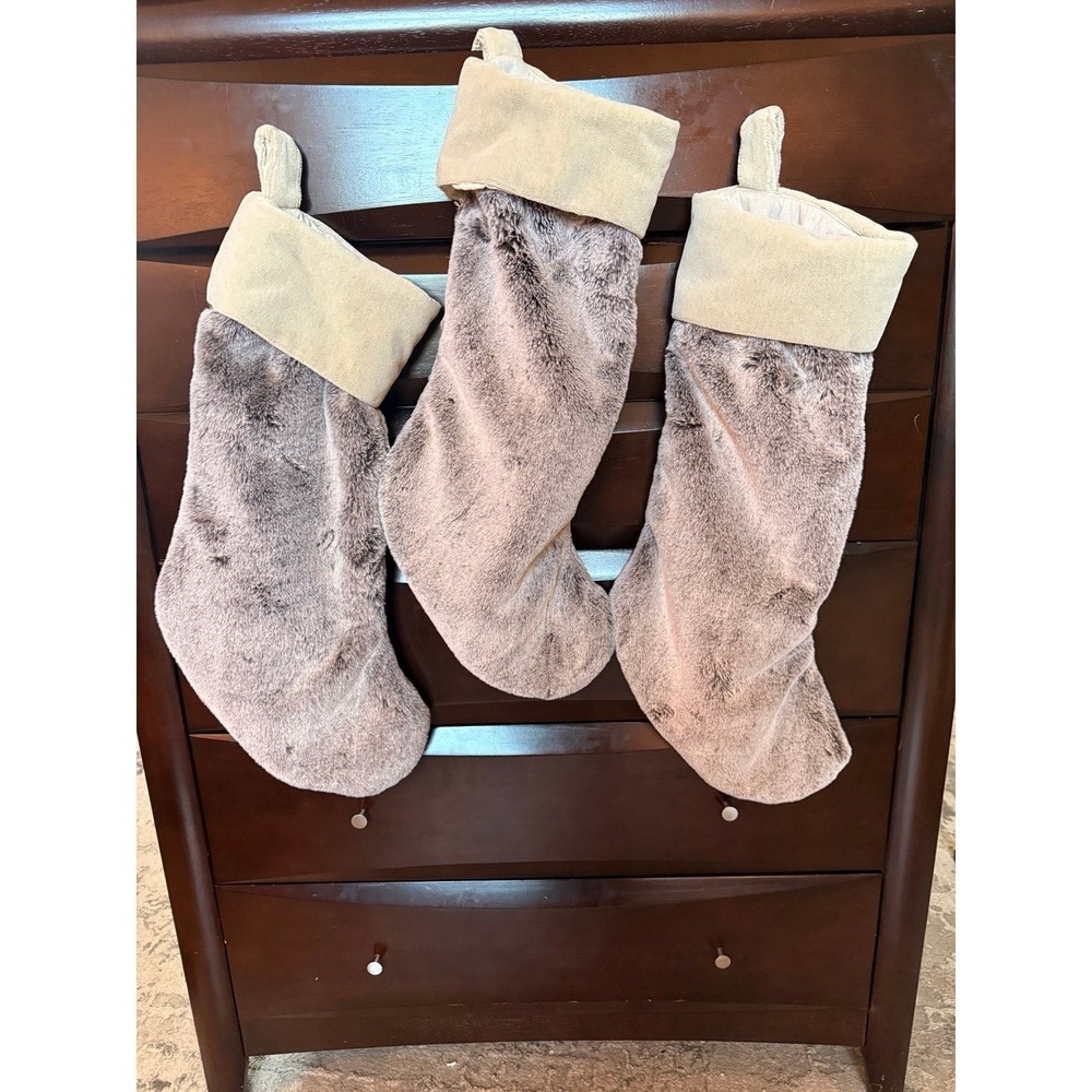 Crate & Barrel‎ Christmas stockings x3